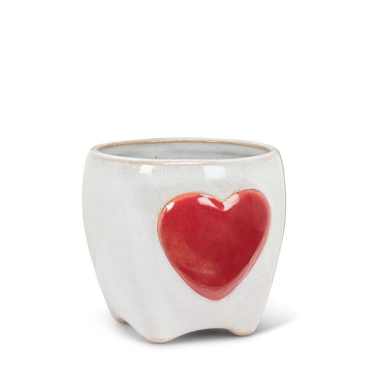 Abbott Collection - Planter with Heart (2.5")