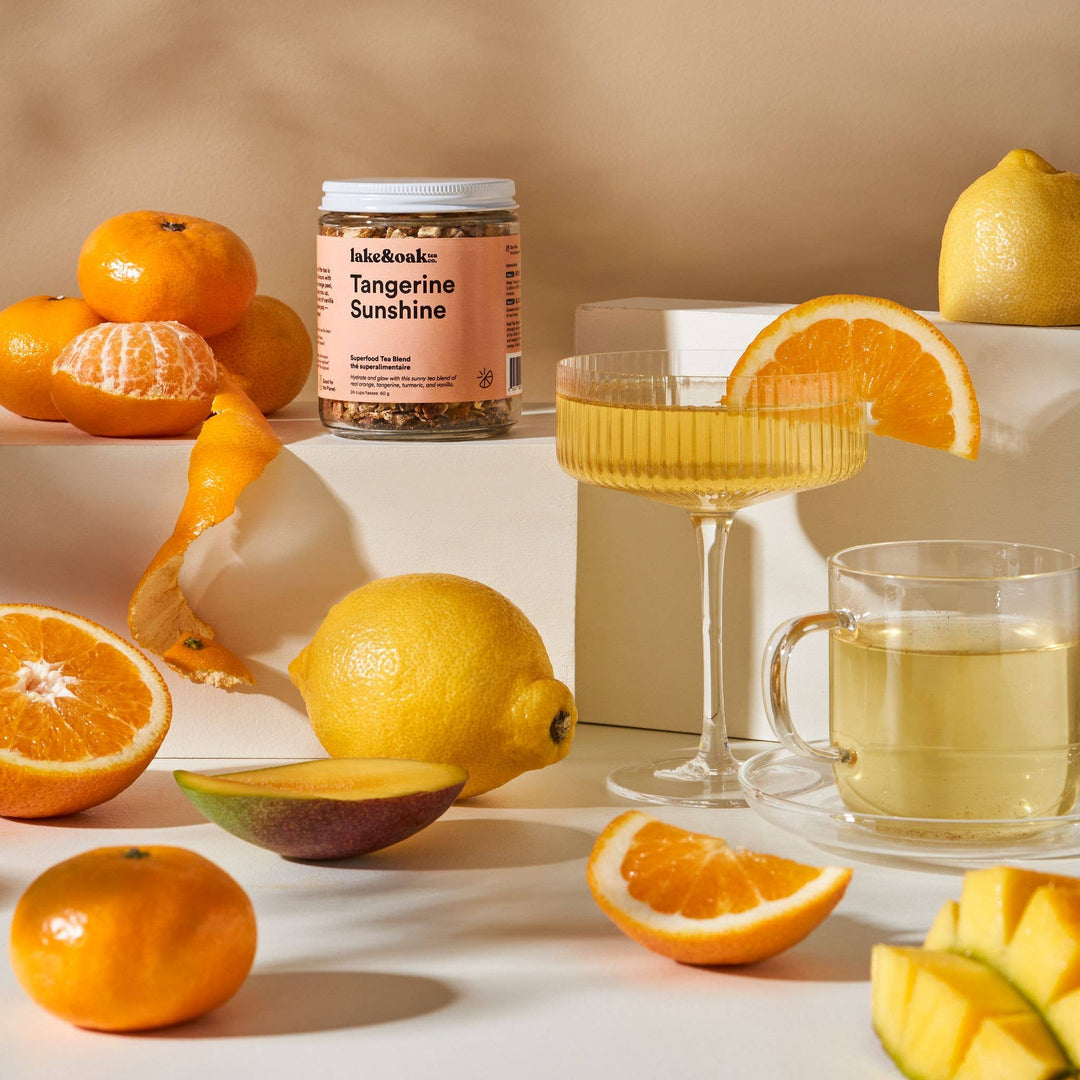 Lake & Oak Tea Co. - Tangerine Sunshine -  Superfood Tea Blend Bulk