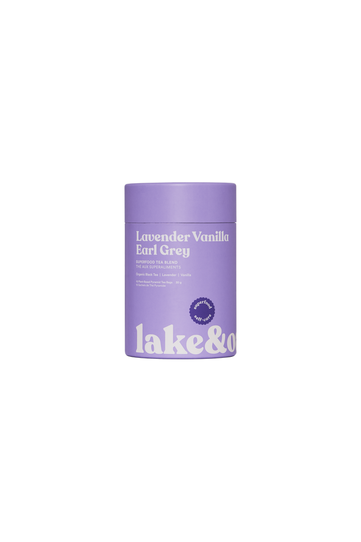 Lake & Oak Tea Co. - Lavender Vanilla Ear Grey Superfood Tea Blend Bulk