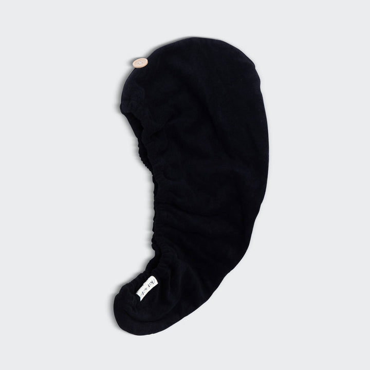 Kitsch - Quick Dry Hair Towel - Eco Black