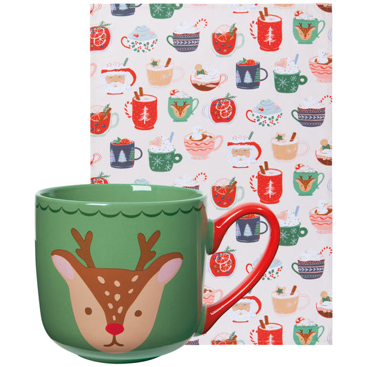 Danica - Snug as a mug (Mug & Dishtowel set)