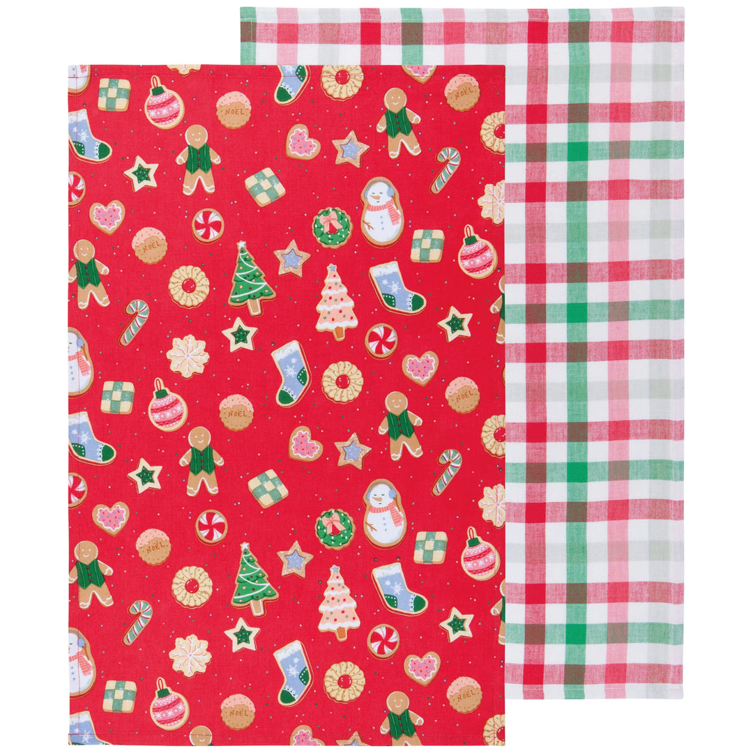 Danica - Cookie Exchange Cotton Dishtowels Set of 2