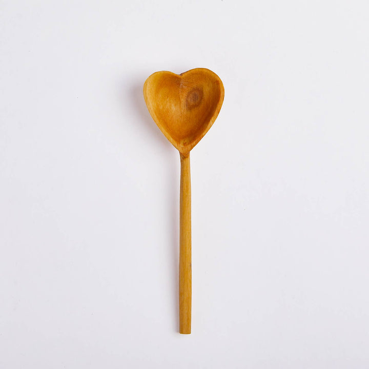Hand-carved Heart Tea Spoon