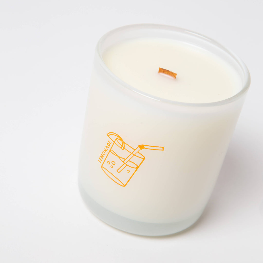 Milk Jar Candle Co. - Lemonade - Coconut, Lime & Pine Coconut Soy 8 oz Candle