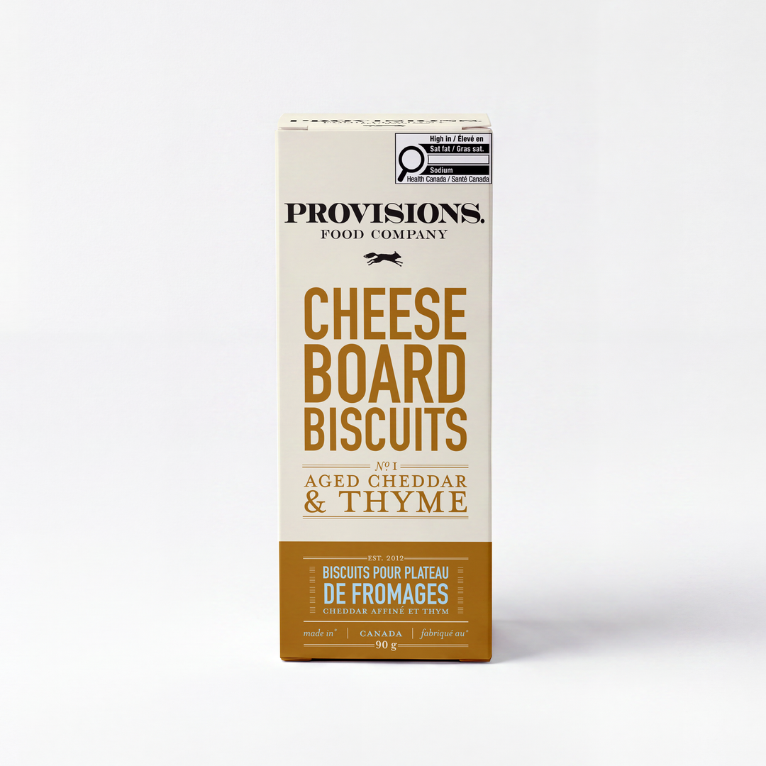 Provisions Food Company - Aged Cheddar & Thyme Cheese Board Biscuits