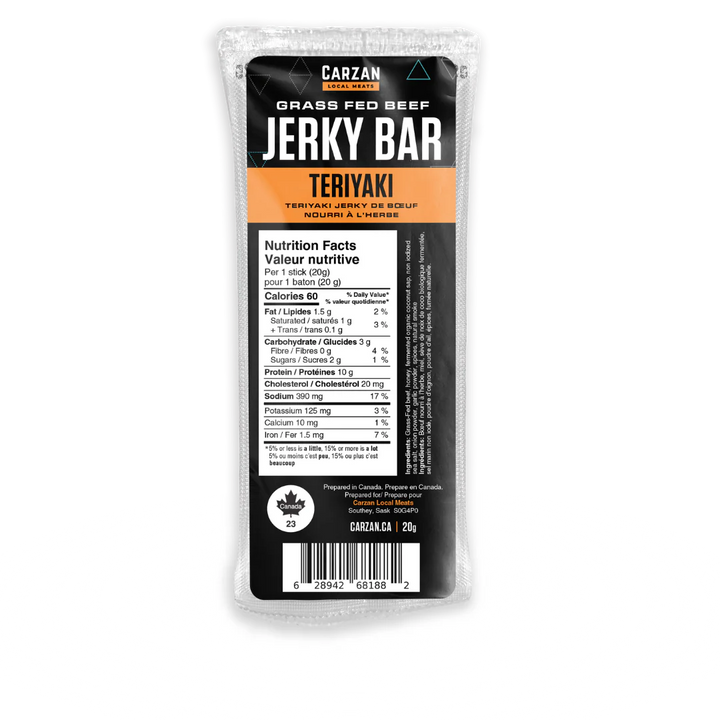 Carzan Local Meats - Jerky (20g)