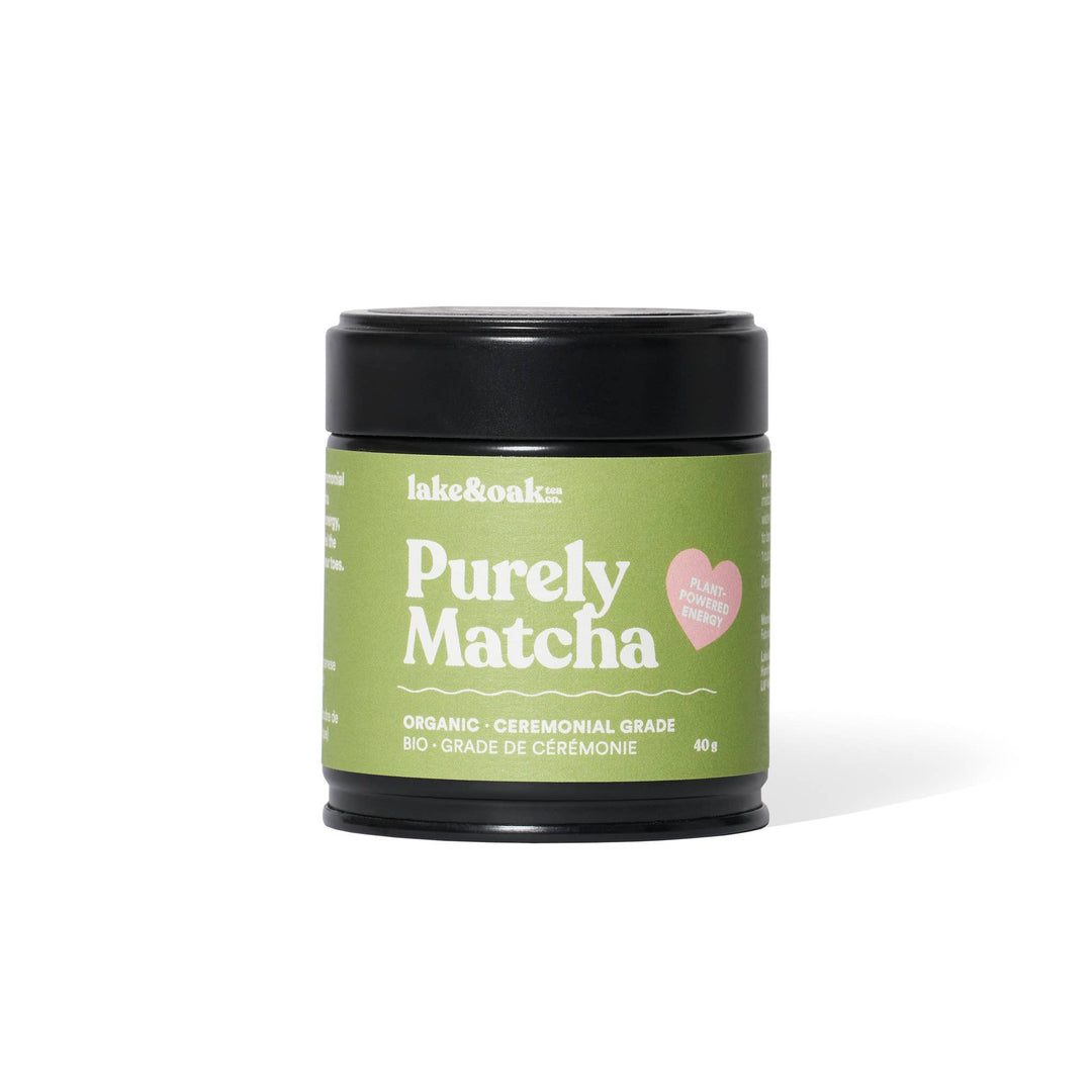 Lake & Oak Tea Co. - Purely Matcha - Organic Ceremonial Grade Matcha
