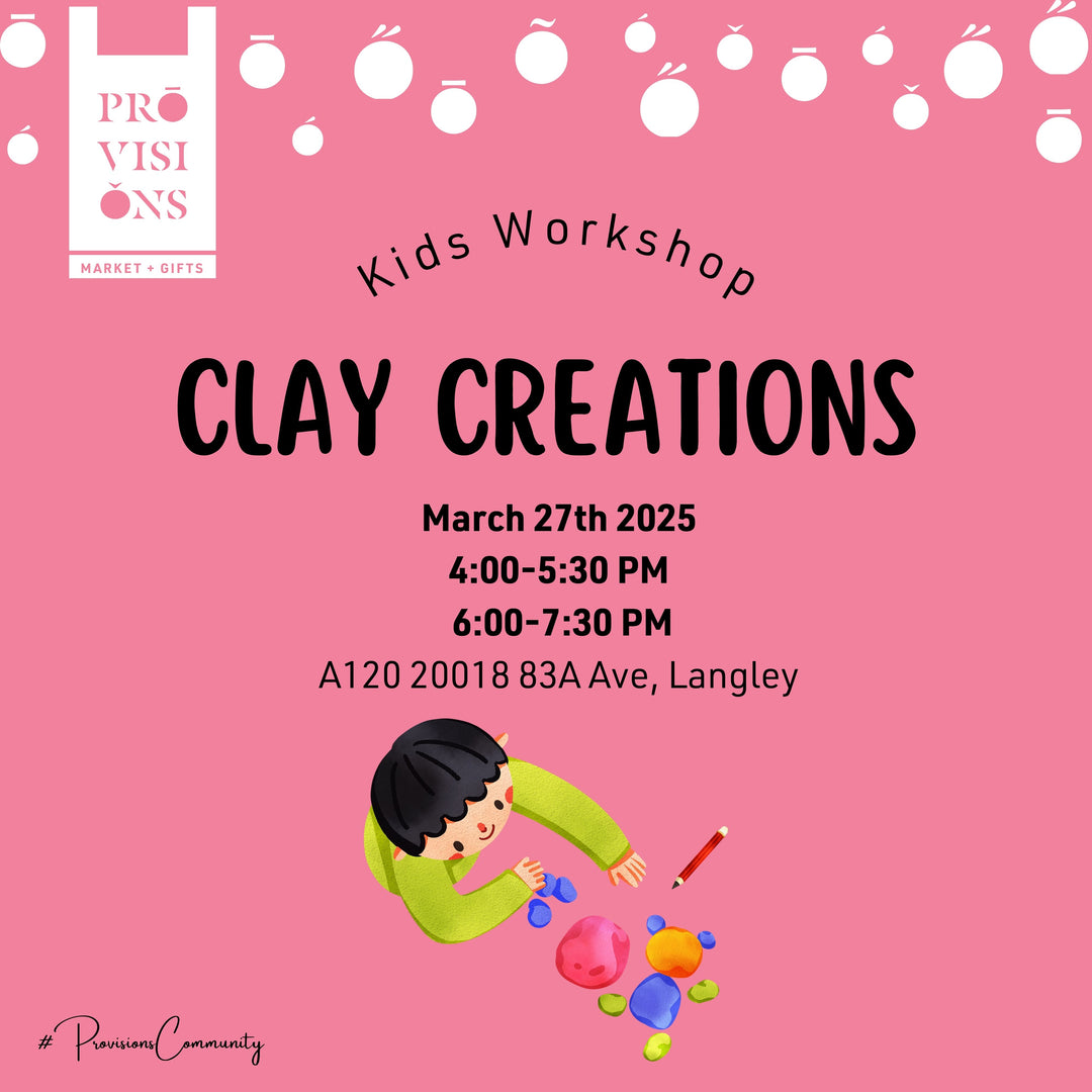 Kids Workshop: Clay Creations - March 27th 2025