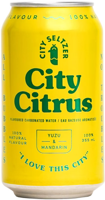 City Citrus - Flavoured Carbonated Water (355ml)