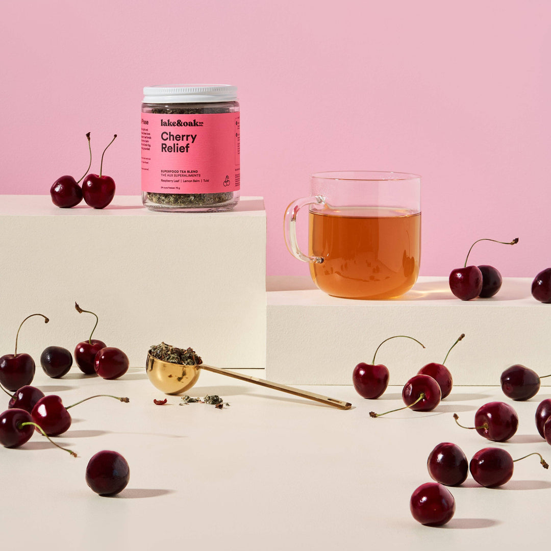 Lake & Oak Tea Co. - Cherry Relief - Superfood Tea Blend