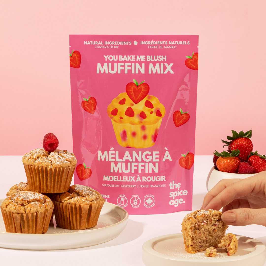 The Spice Age - You Bake me Blush Muffin Mix - Gluten Free
