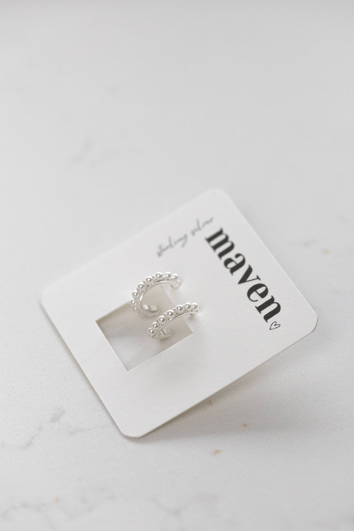 Maven - 'Lustre' Hoop stud Earrings
