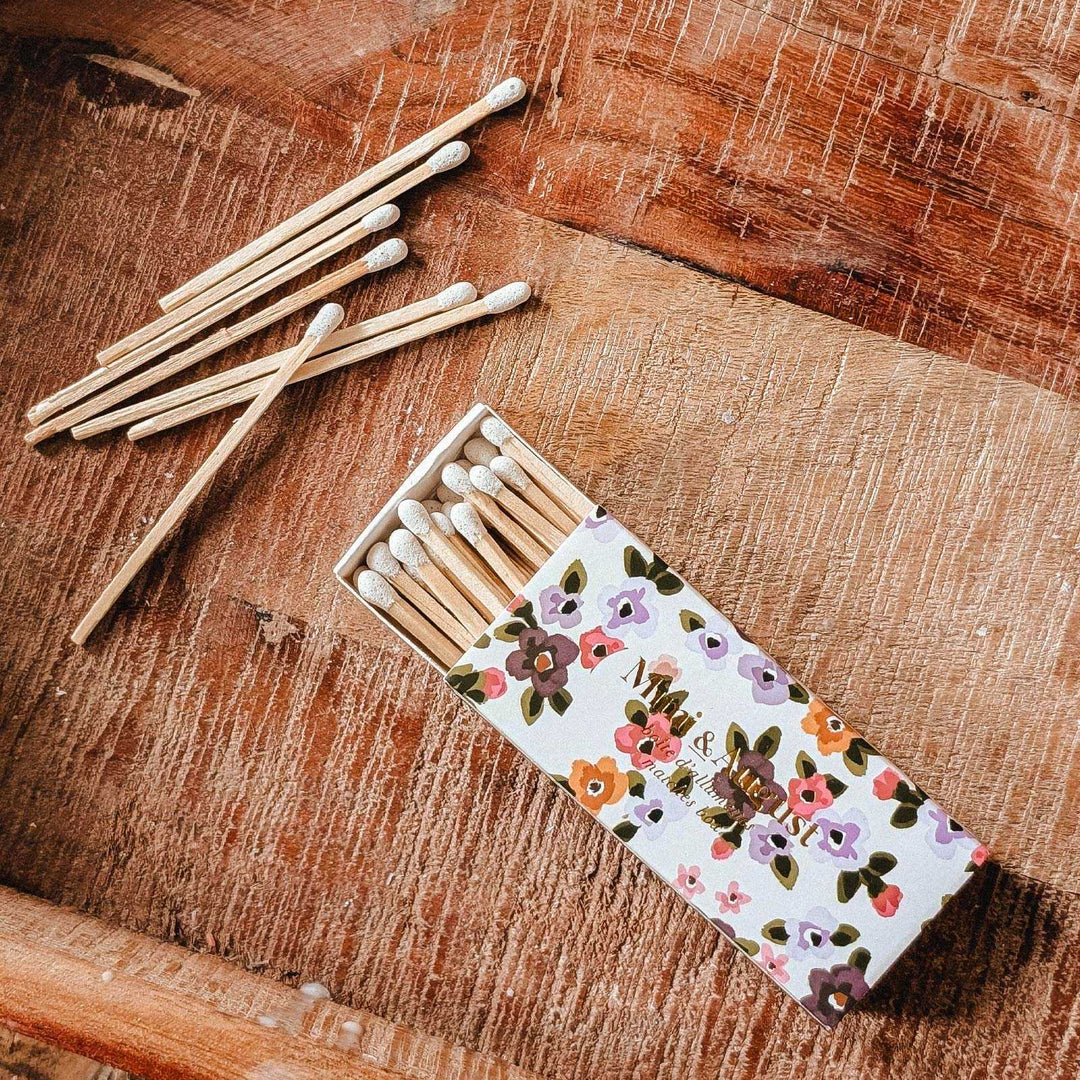 Mimi & August - Mimi Floral Matchbox (30 Sticks)