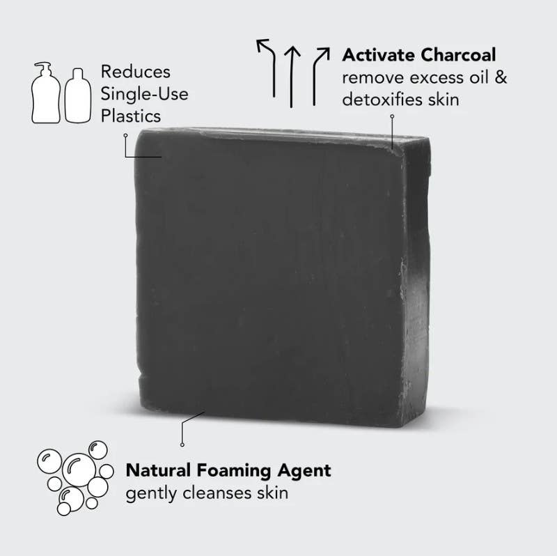 Kitsch - Charcoal Detoxifying Solid Body Wash