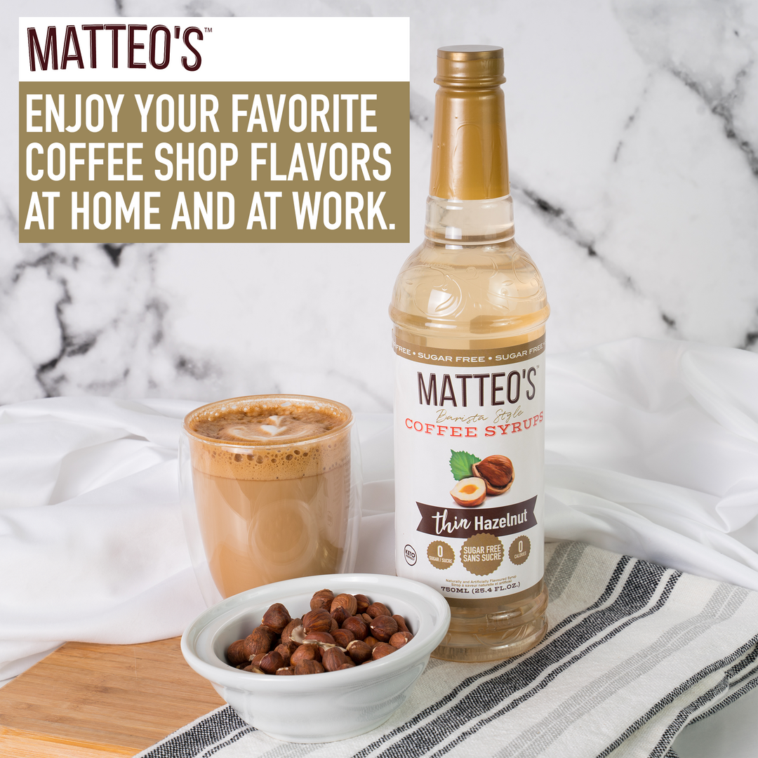 Matteo's Sugar Free Coffee Syrup, Pumpkin Spice, 0 Calories, 0 Sugar, Keto Friendly