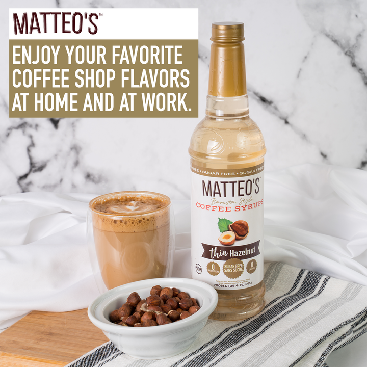 Matteo's Sugar Free Coffee Syrup, Pumpkin Spice, 0 Calories, 0 Sugar, Keto Friendly