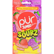PUR - Sour Jumbo Gum (81g)