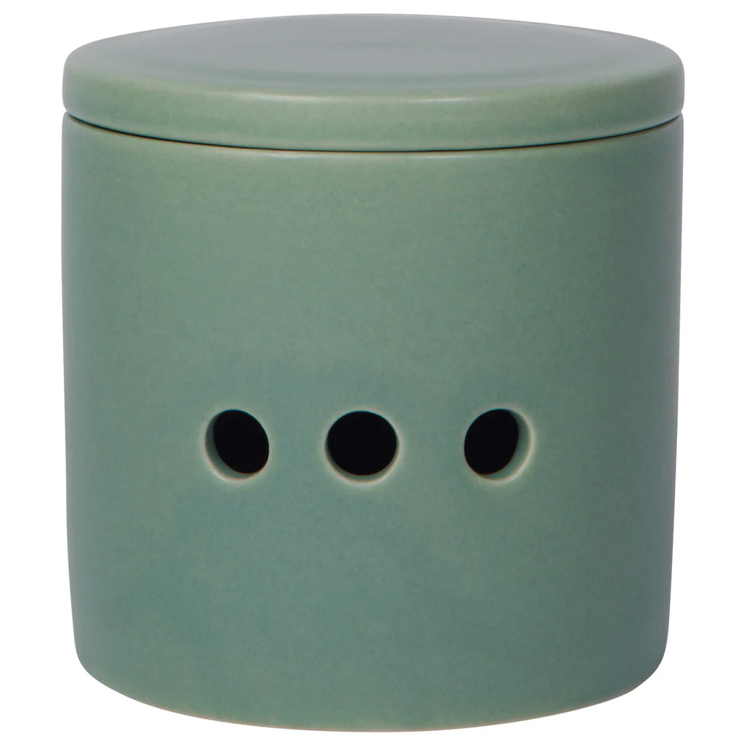 Danica - Matte Elm Green Garlic Keeper