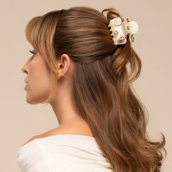 Kitsch - Pop™️ Cloud Clip 7pc Set Vintage - Pearlized Cream