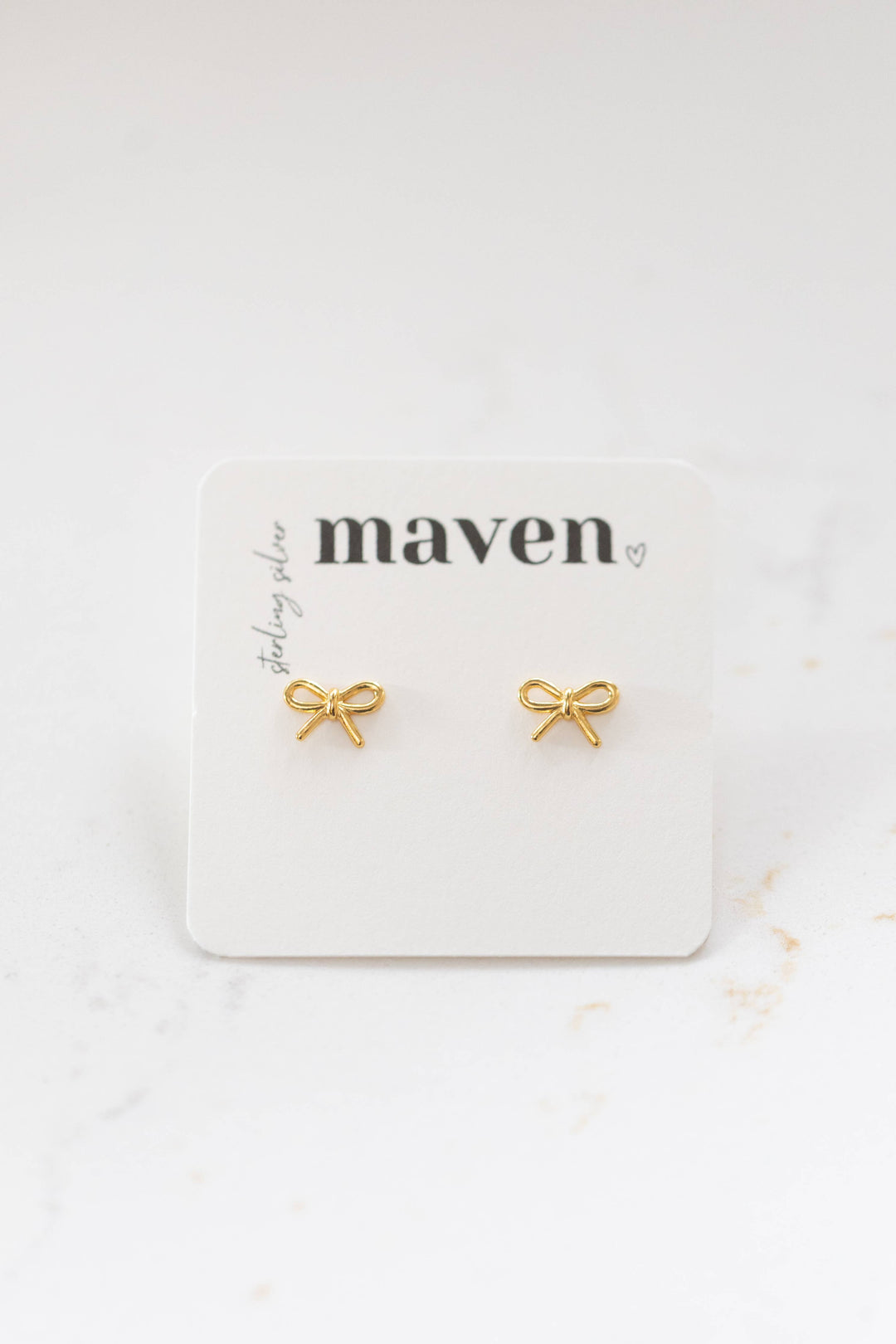 Maven - 'Bow' Stud Earrings