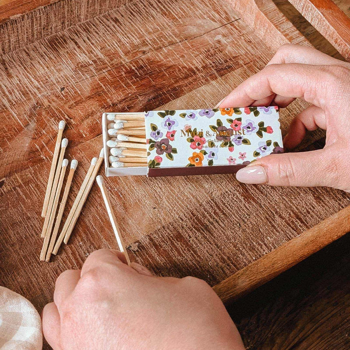 Mimi & August - Mimi Floral Matchbox (30 Sticks)