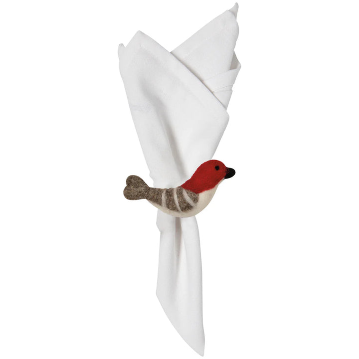 Danica - Birds & Boughs Christmas Felt Napkin Ring