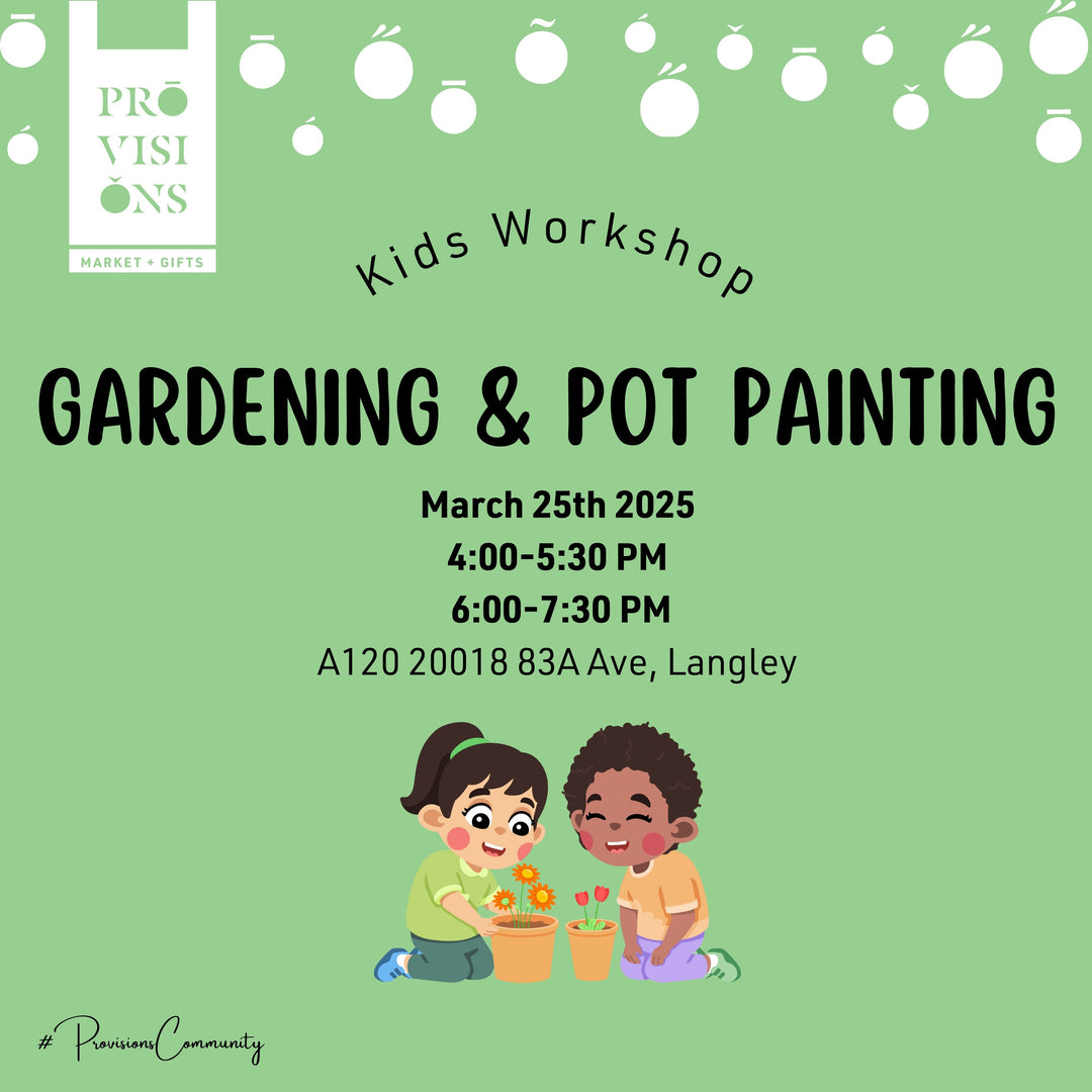 Kids Workshop: Garden & Pot Painting - March 25th, 2025