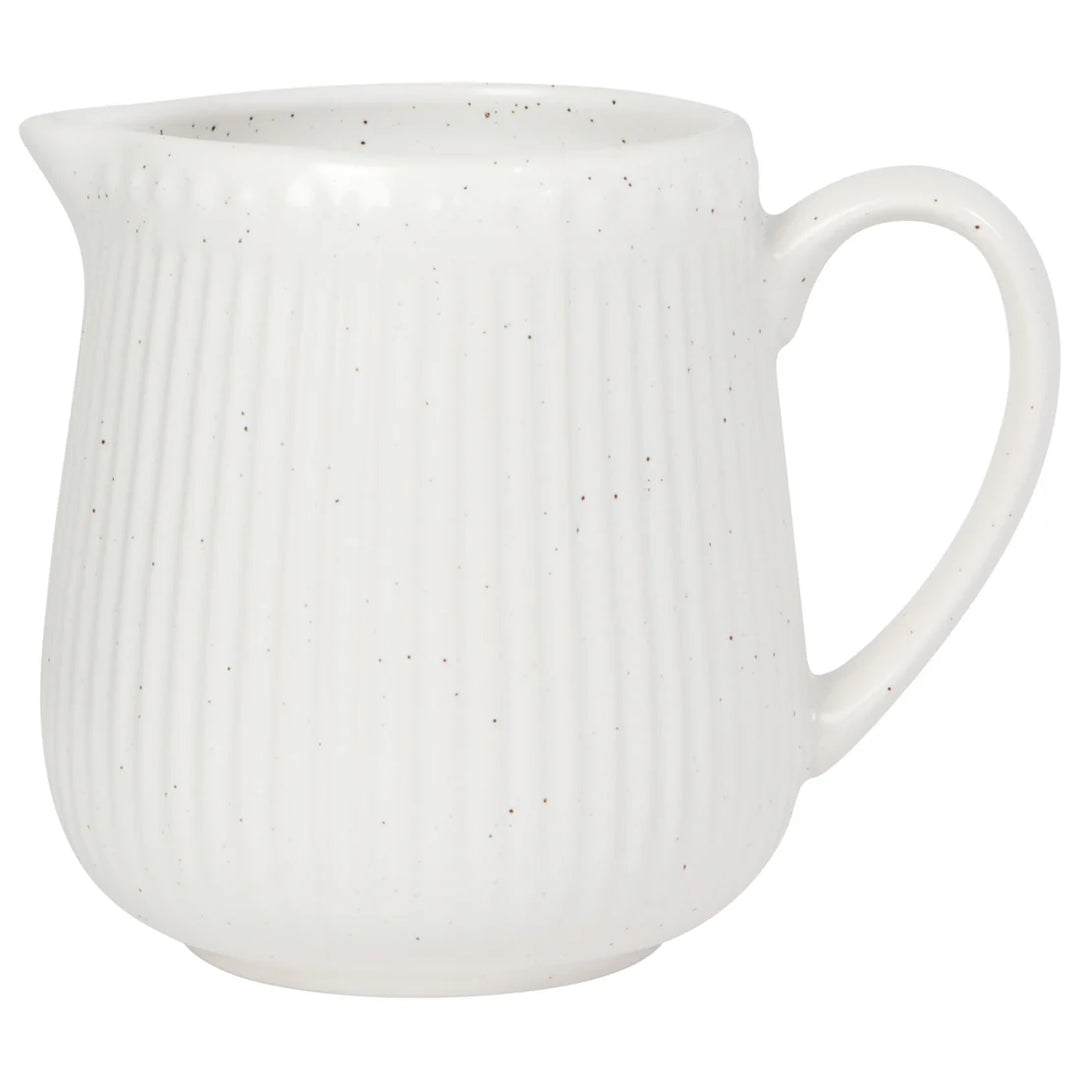 Danica - White Speckled Creamer