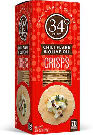 34 Degree Crips - Chili Flake & Olive Oil