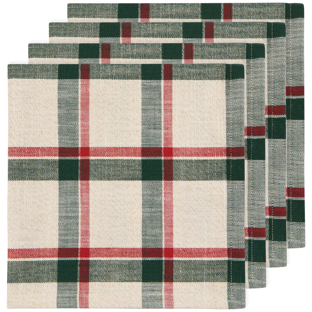 Danica - Noel Plaid Christmas Napkins Set of 4