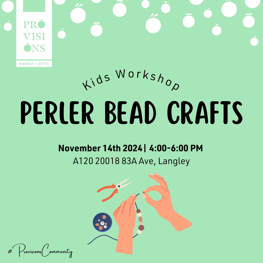 Kids Workshop: Perler Bead Crafts  - November 14th 2024