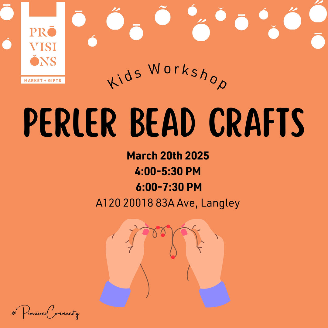 Kids Workshop: Perler Bead Crafts - March 20th 2025