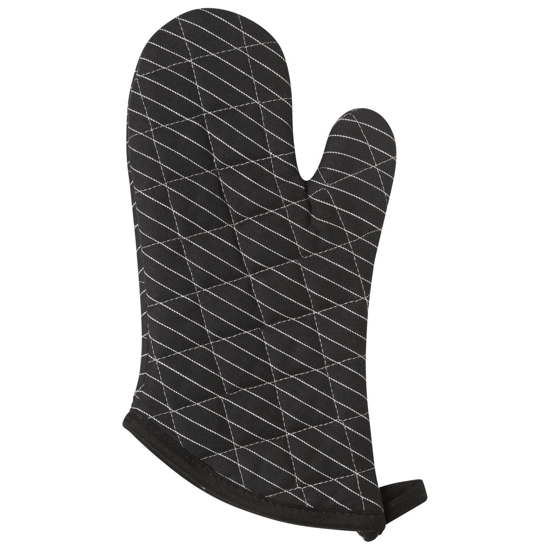 Danica - Superior Black Pinstripe Oven Mitt