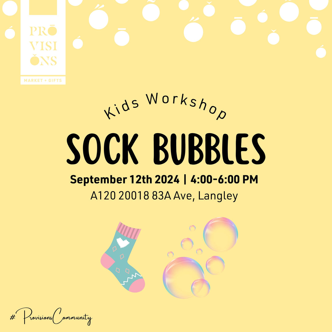 Kids Workshop: Sock Bubbles Craft