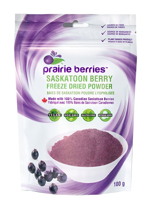 Prairie Berries - Freeze Dried Saskatoon Powder (100g)