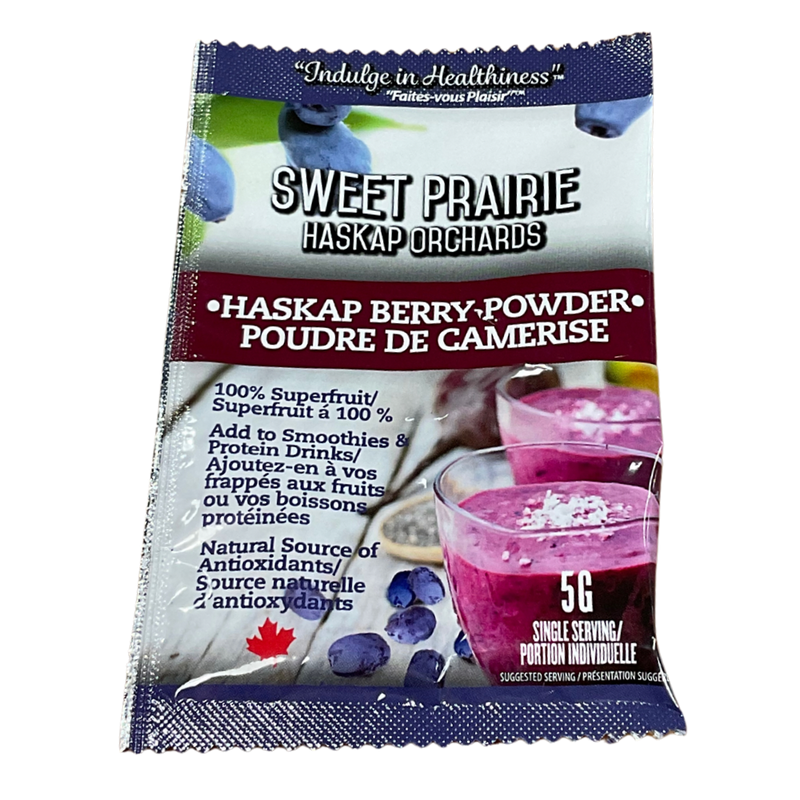 Sweet Prairie Haskap Orchards Haskap Berry Powder (5g) PROVISIONS