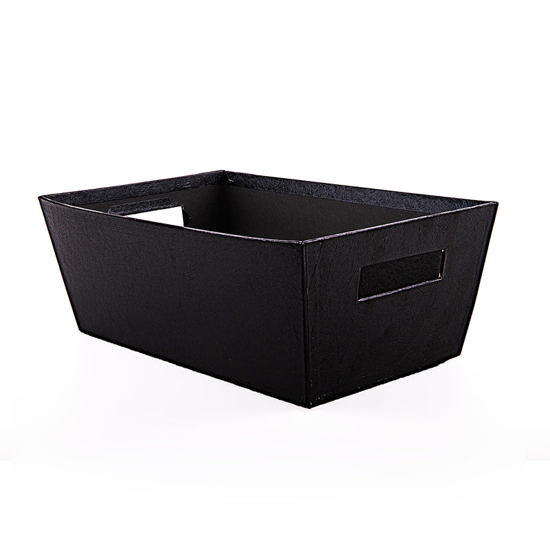 Packaging - Black Glitter Paper Basket
