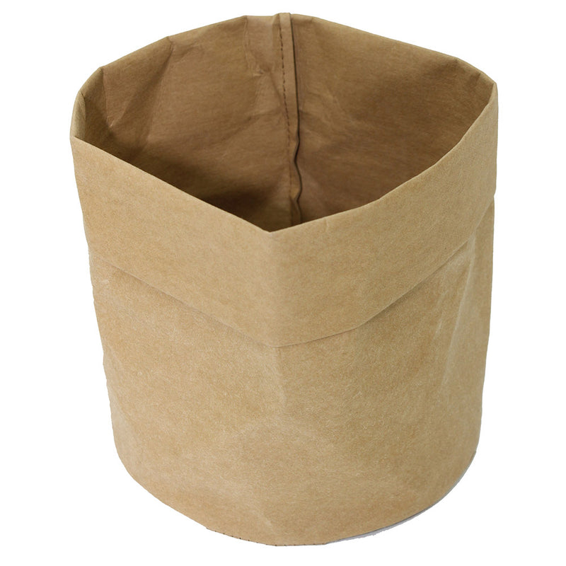 Packaging - Brown Vintage Paper Round Basket