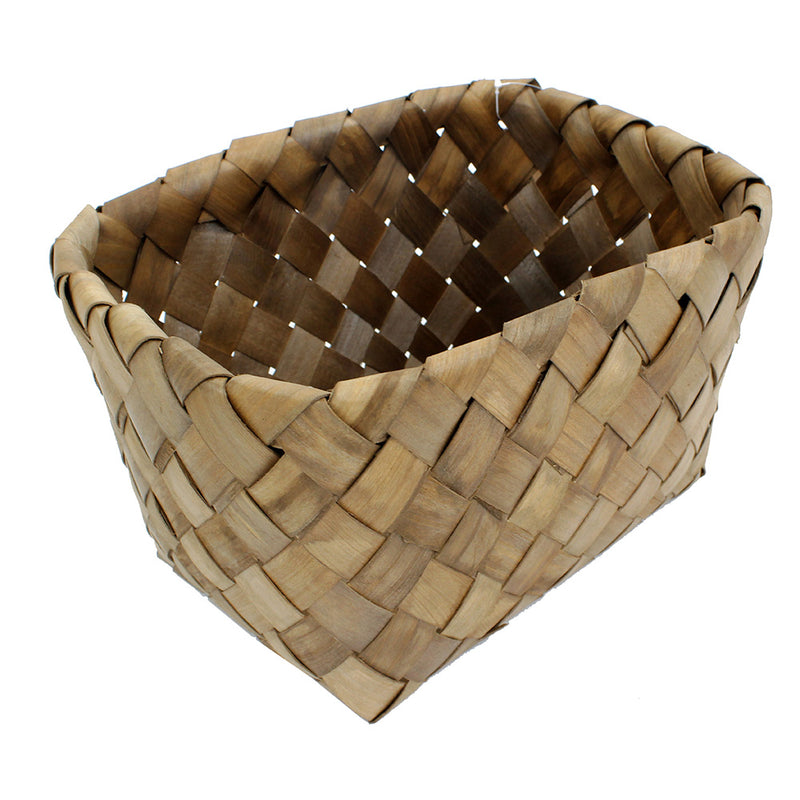 Packaging -  Brown Woodchip Basket - Rect