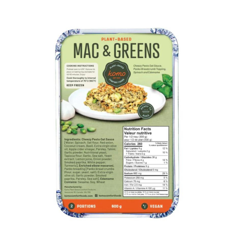 Komo - Vegan Mac & Greens (600g)