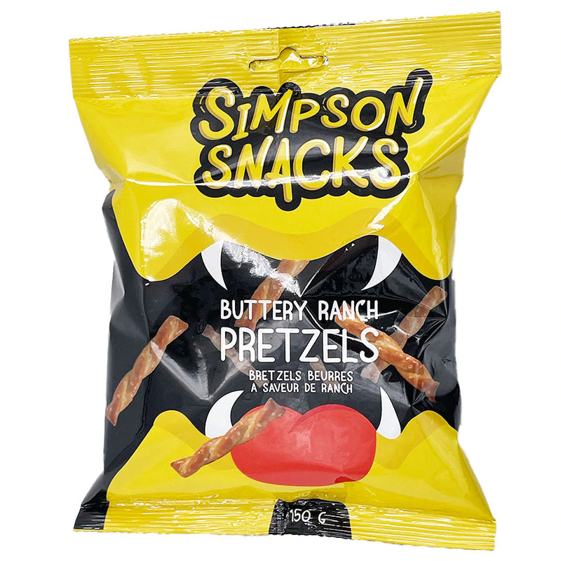 Simpson Snacks - Buttery Ranch Pretzels (150g)