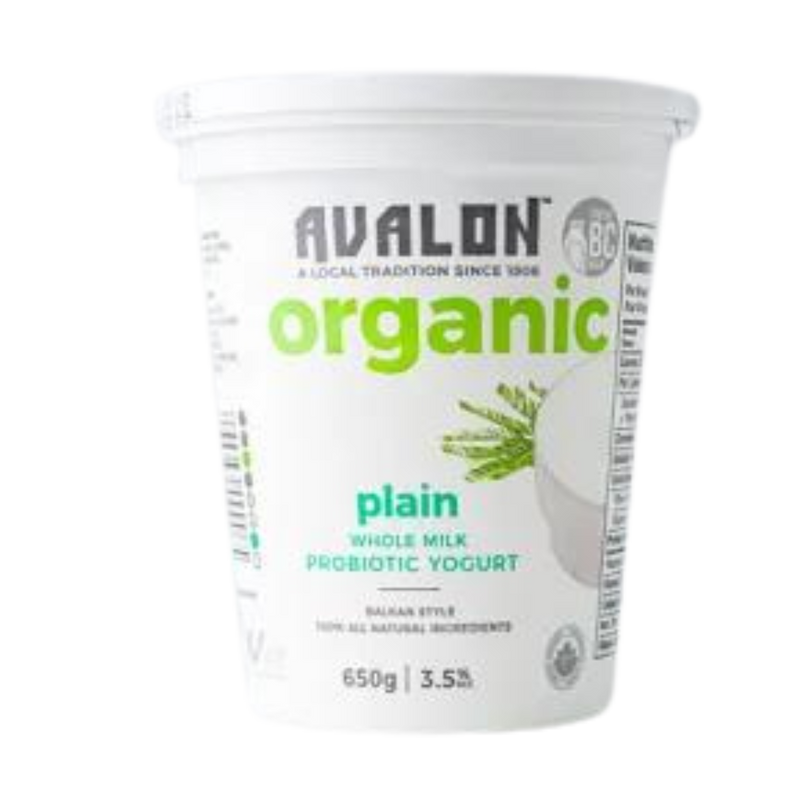 Avalon Dairy - Organic Yogurt (650g)