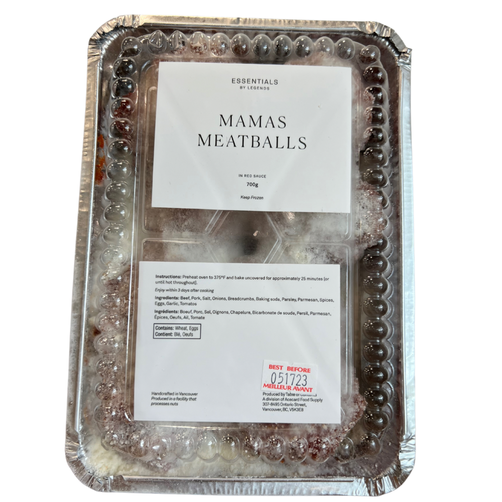 Essentials by Legends - Mama's Meatballs in Red Sauce