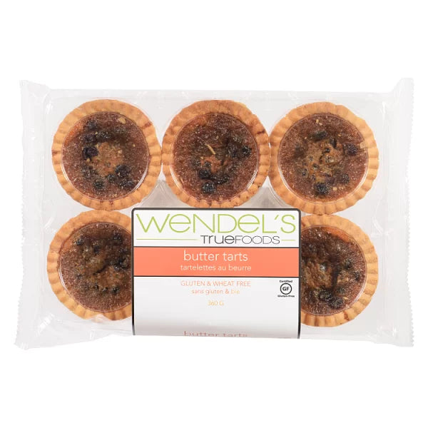 Wendel's True Foods - Butter Tarts with Currants (6 Pack)