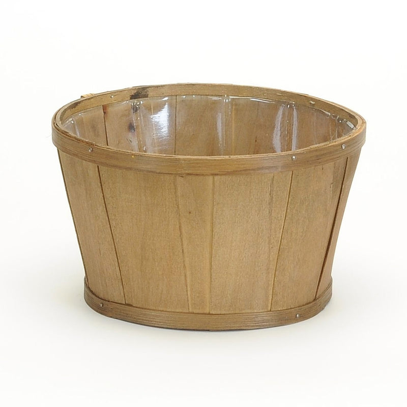 Packaging - Round Brown Bamboo Basket