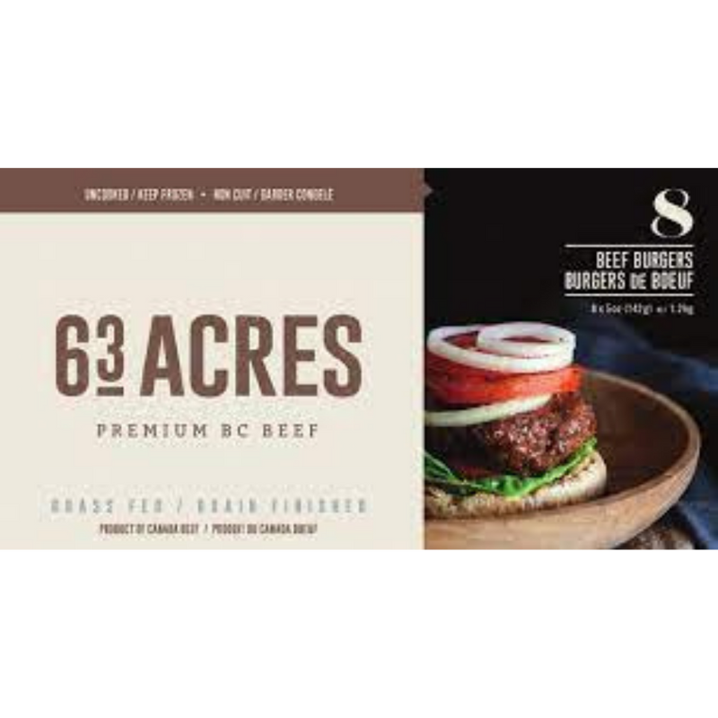 63 Acres - Beef Burgers
