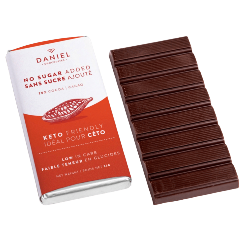 Daniel Chocolates - No Sugar Added Chocolate Bar (80g)