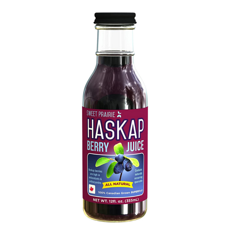 Sweet Prairie Haskap Orchards - Haskap Berry Juice (355ml)