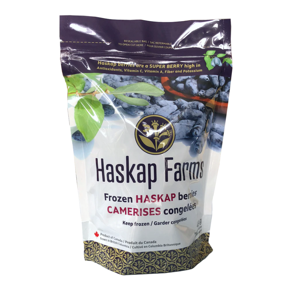 Haskap Farms - Frozen Haskap Berries (454g)