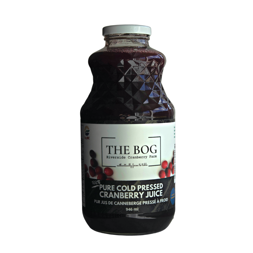 The Bog - 100% Pure Cold Pressed Cranberry Juice (946ml)